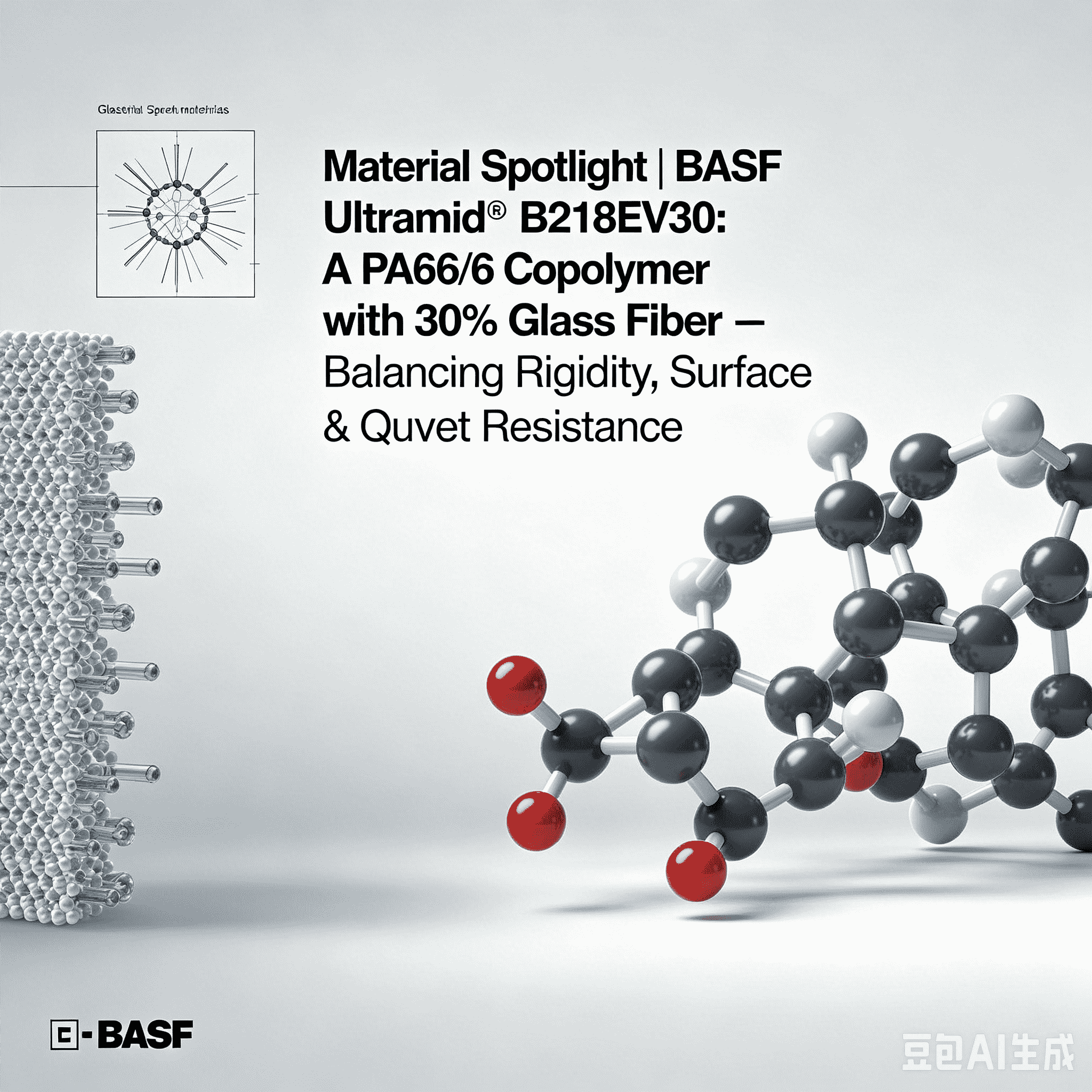 பொருள் ஸ்பாட்லைட் | BASF Ultramid® B218EV30: 30% கண்ணாடி இழை கொண்ட ஒரு PA66/6 கோபாலிமர் - சமநிலை விறைப்பு, மேற்பரப்பு தரம் & வெப்ப எதிர்ப்பு